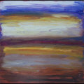 "Horizon Painting: Violet and Gold" "Horizon Painting: Violet and Gold"